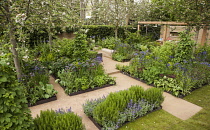 Chelsea Flower Show 2013, Homebase garden, 'Sowing the Seeds of Change' Designer Adam Frost. Gold medal.