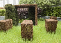 Chelsea Flower Show 2013, Stockton Drilling's 'As Nature intended', Designer Jamie Dunstan. Silver Gilt Flora medal