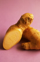 Ginger, Zingiber officinale.