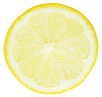 Lemon, Citrus limon.