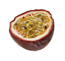 Passion fruit, Passiflora edulis.
